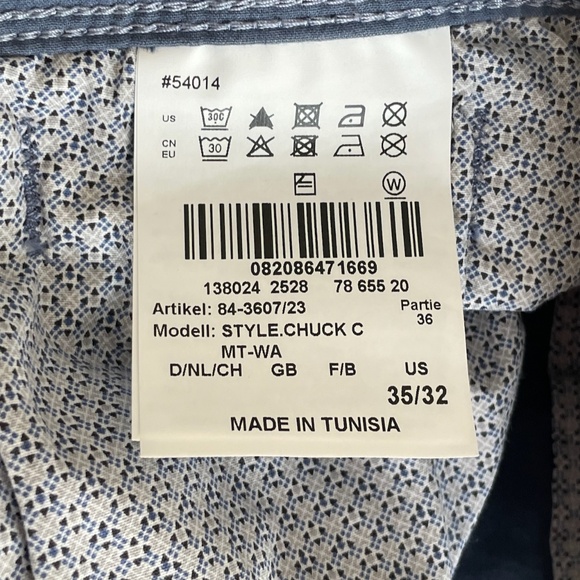 BRAX Feel Good Stretch Cotton men pants/jeans Size 35x32 New Without Tags - Picture 10 of 10